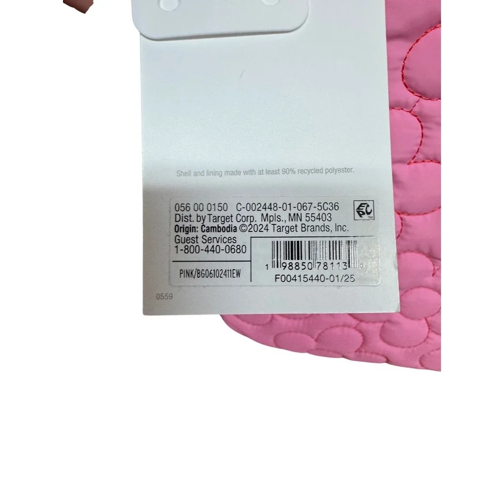 Heyday Pink Quilted Daisy Tablet Sleeve Case for 12.9 inch iPad Pro Pink Floral